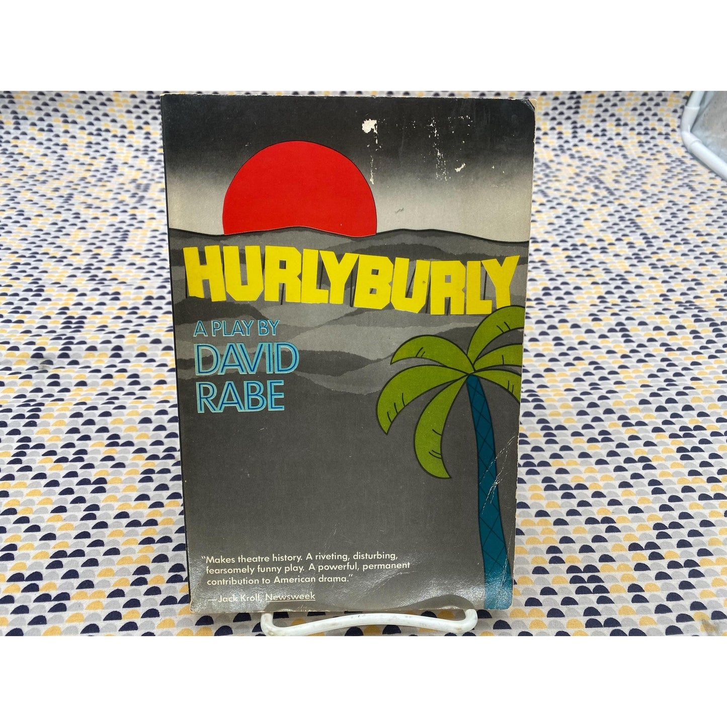 HurlyBurly - A play by David Rabe - Vintage Paperback Book - Grove Press
