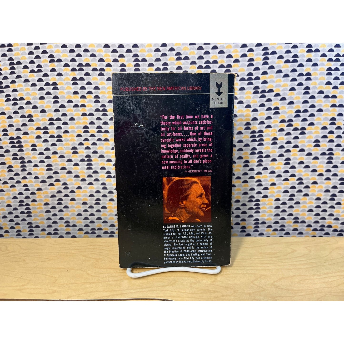Philosophy In a New Key - Susanne Langer - Study in the Sybolism of Reason, Rite, and Art - Vintage Paperback Book - Mentor Edition