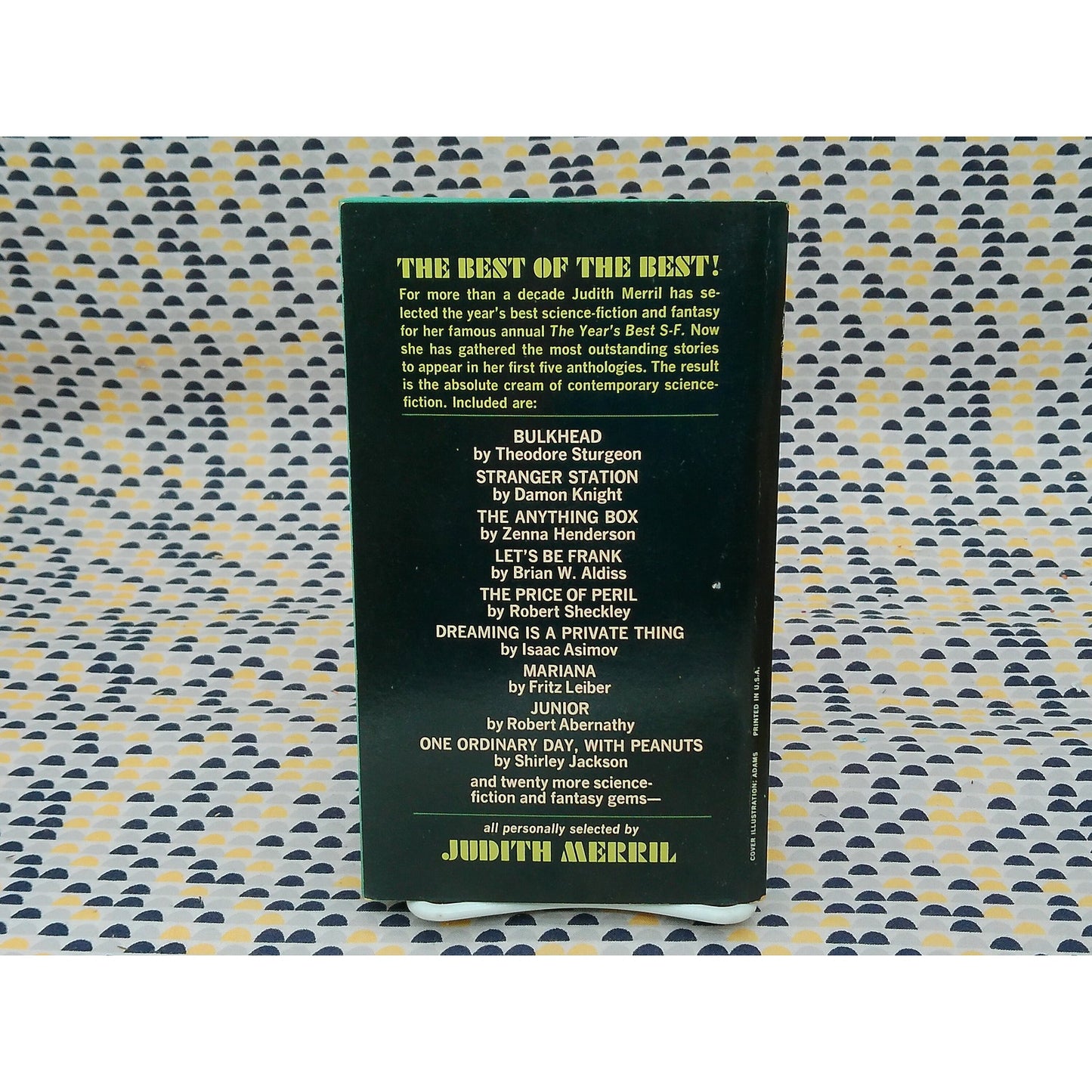 SF: The Best Of The Best - Judith Merril, editor - Dell Science Fiction