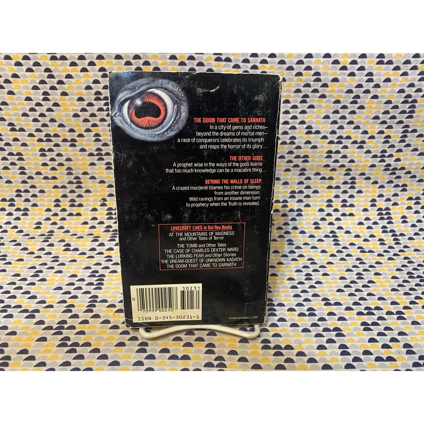 H.P. Lovecraft - The Doom That Came to Sarnath - Vintage Paperback Book - Ballantine Horror Edition