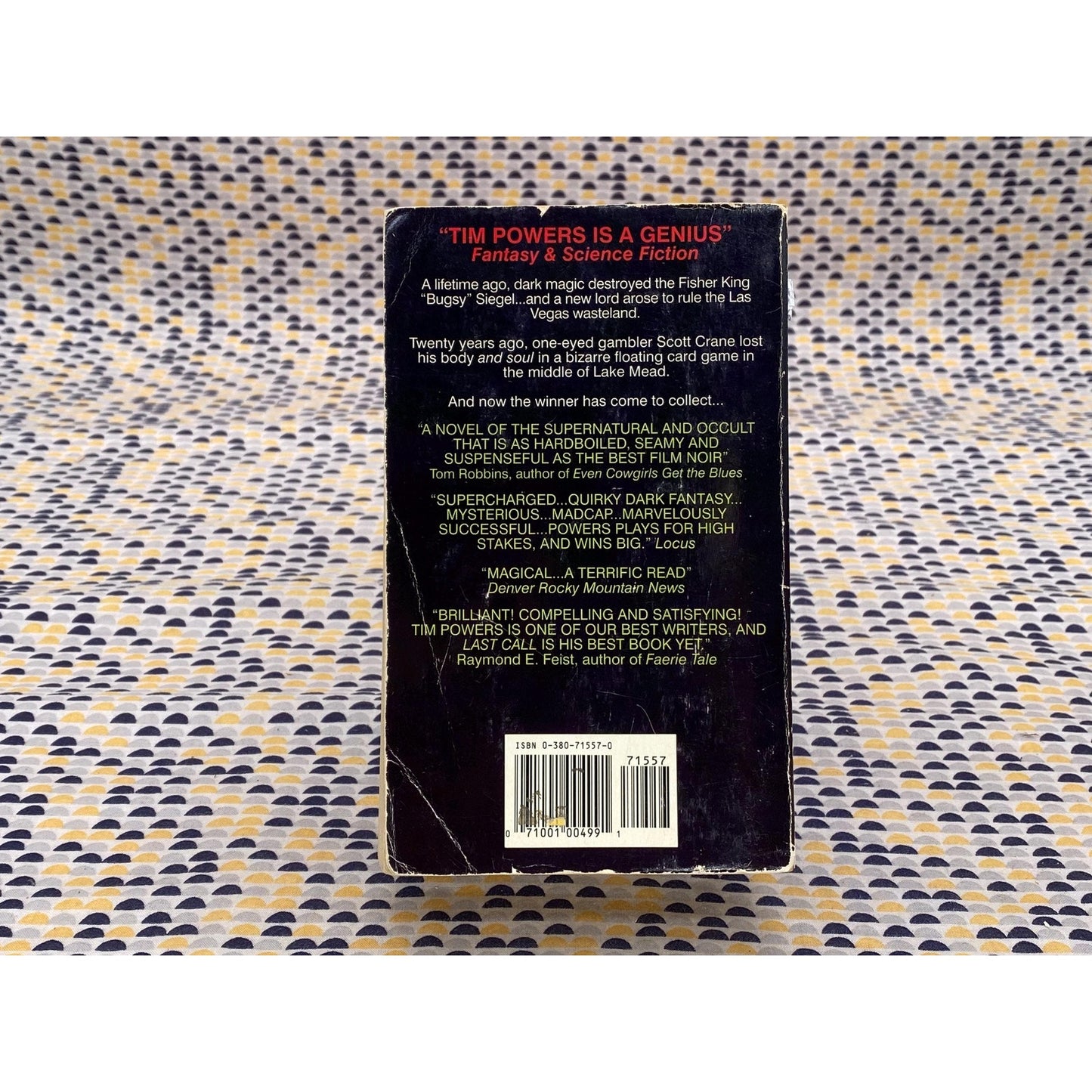 Last Call - Tim Powers - Vintage Paperback Book - Avon Edition