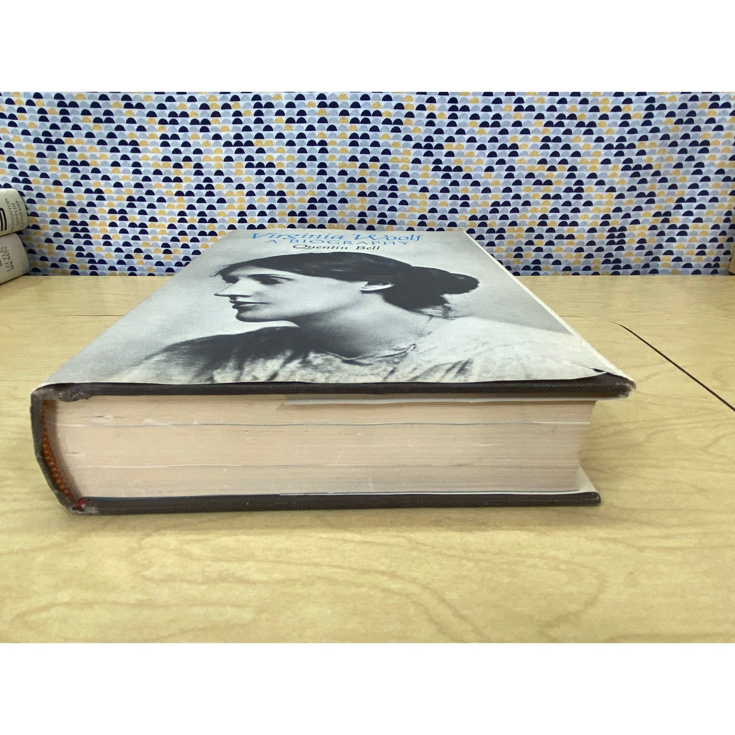 Virginia Woolf - A Biography - Quentin Bell - Vintage Hardcover Book - HBJ Edition