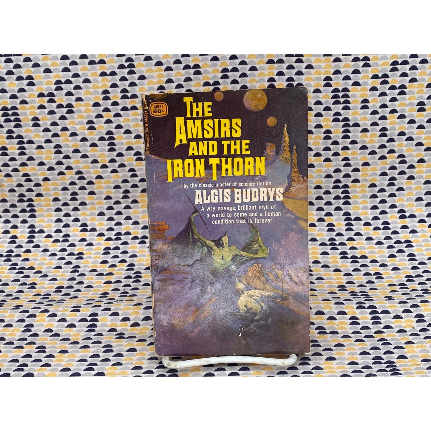 SIGNED by AUTHOR - The Amsirs and the Iron Thorn - Algis Budrys