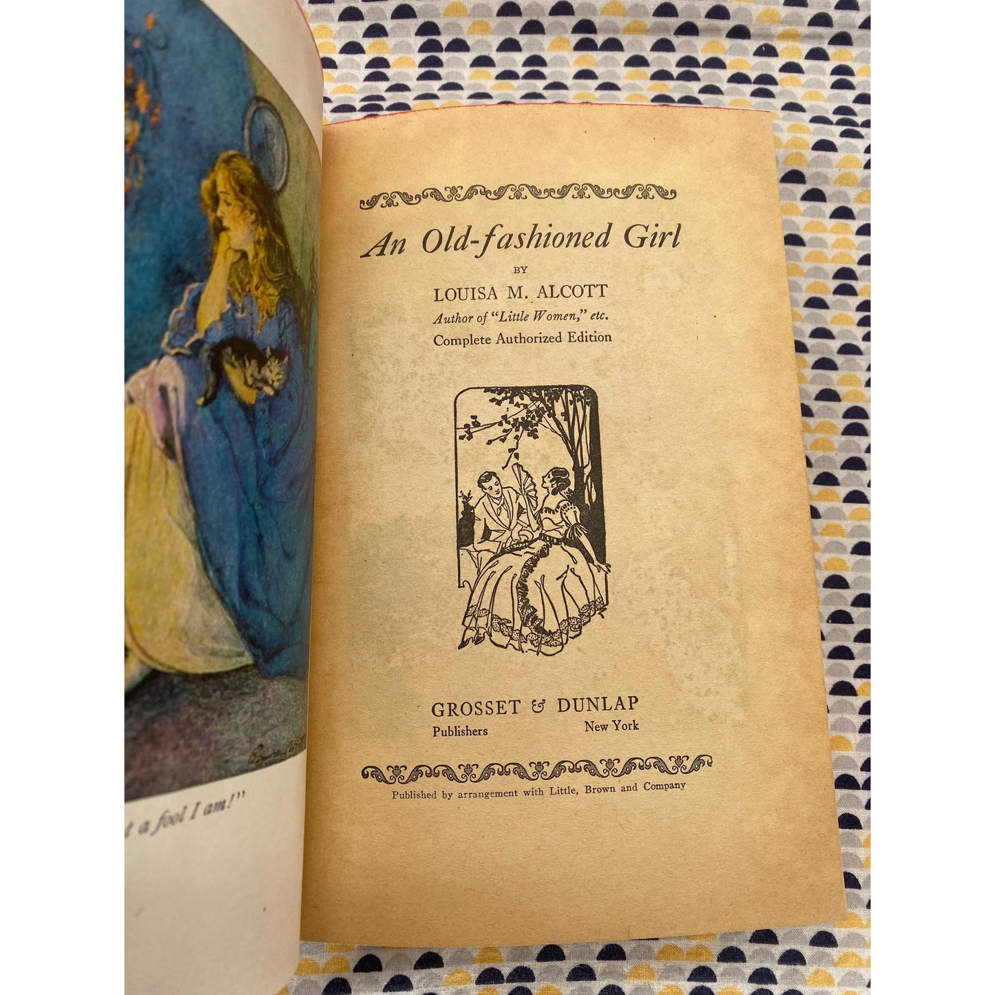 An Old Fashioned Girl - Louisa May Alcott - Hardcover - Grosset and Dunlap