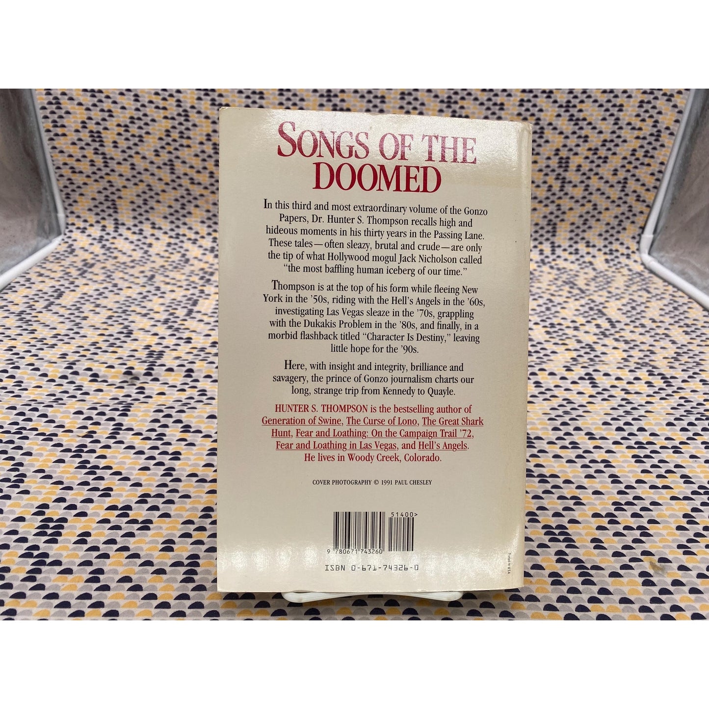 Songs of the Doomed - Hunter S. Thompson - Gonzo Papers Volume 3