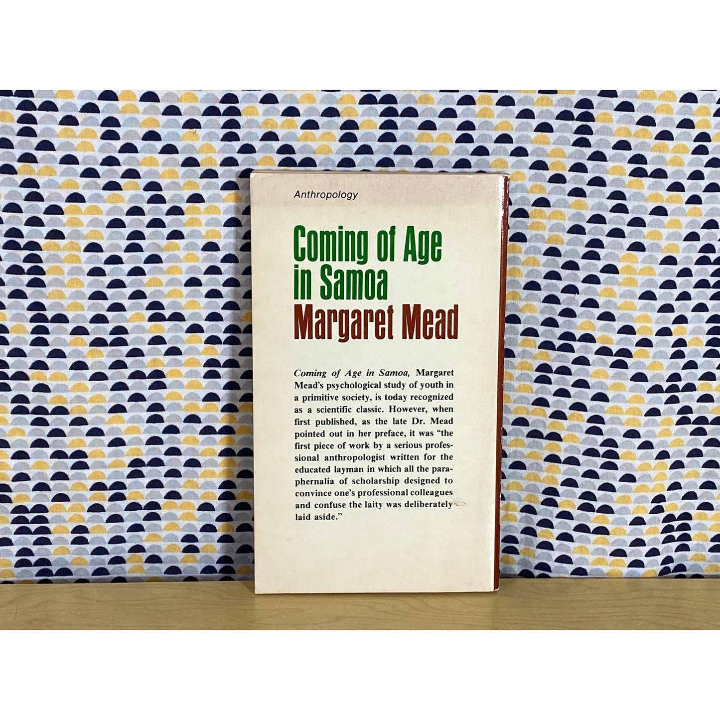 Coming of Age in Samoa - Margaret Mead - Vintage Paperback Book