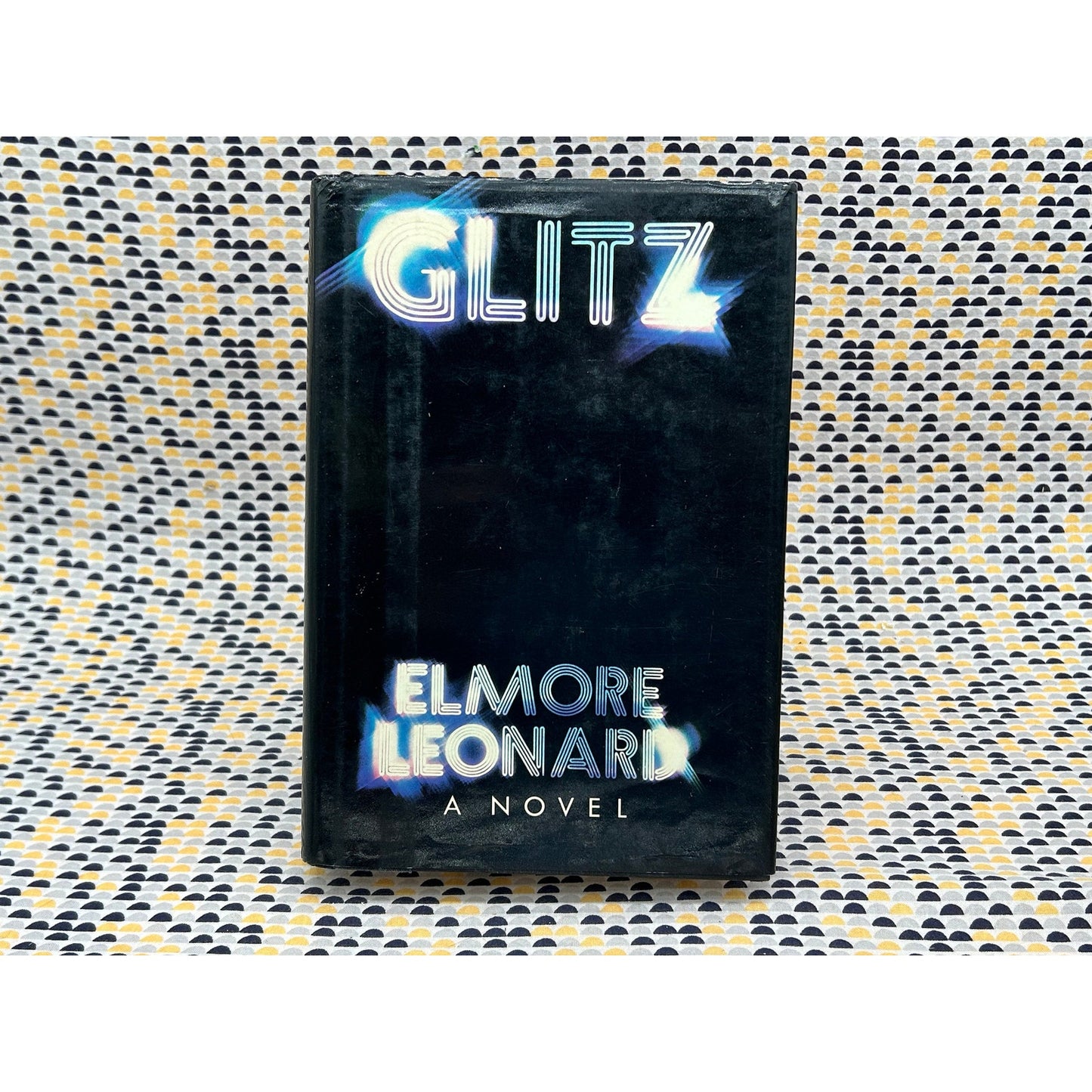 Signed - Glitz - Elmore Leonard - Vintage Hardcover Book - Arbor House Edition