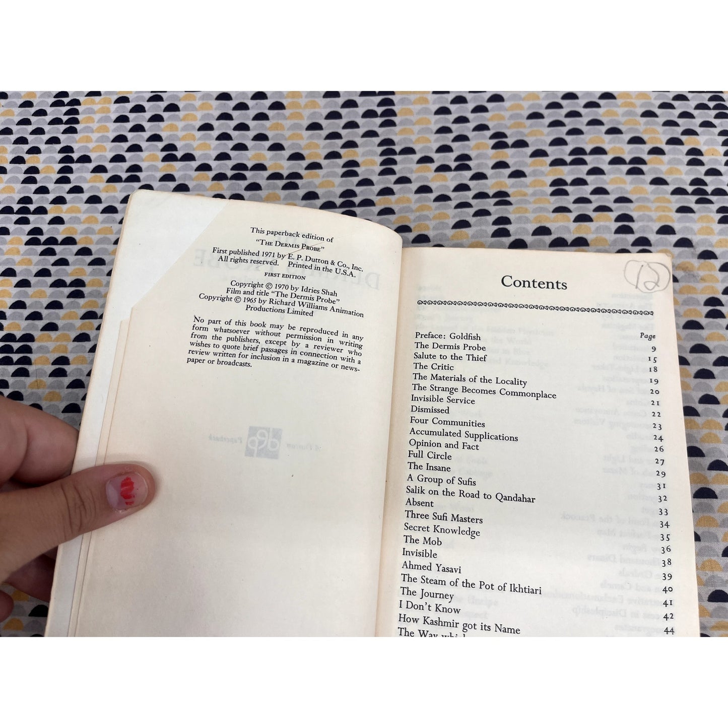The. Dermis Probe - Idries Shah - Dutton Paperback Original - Paperback