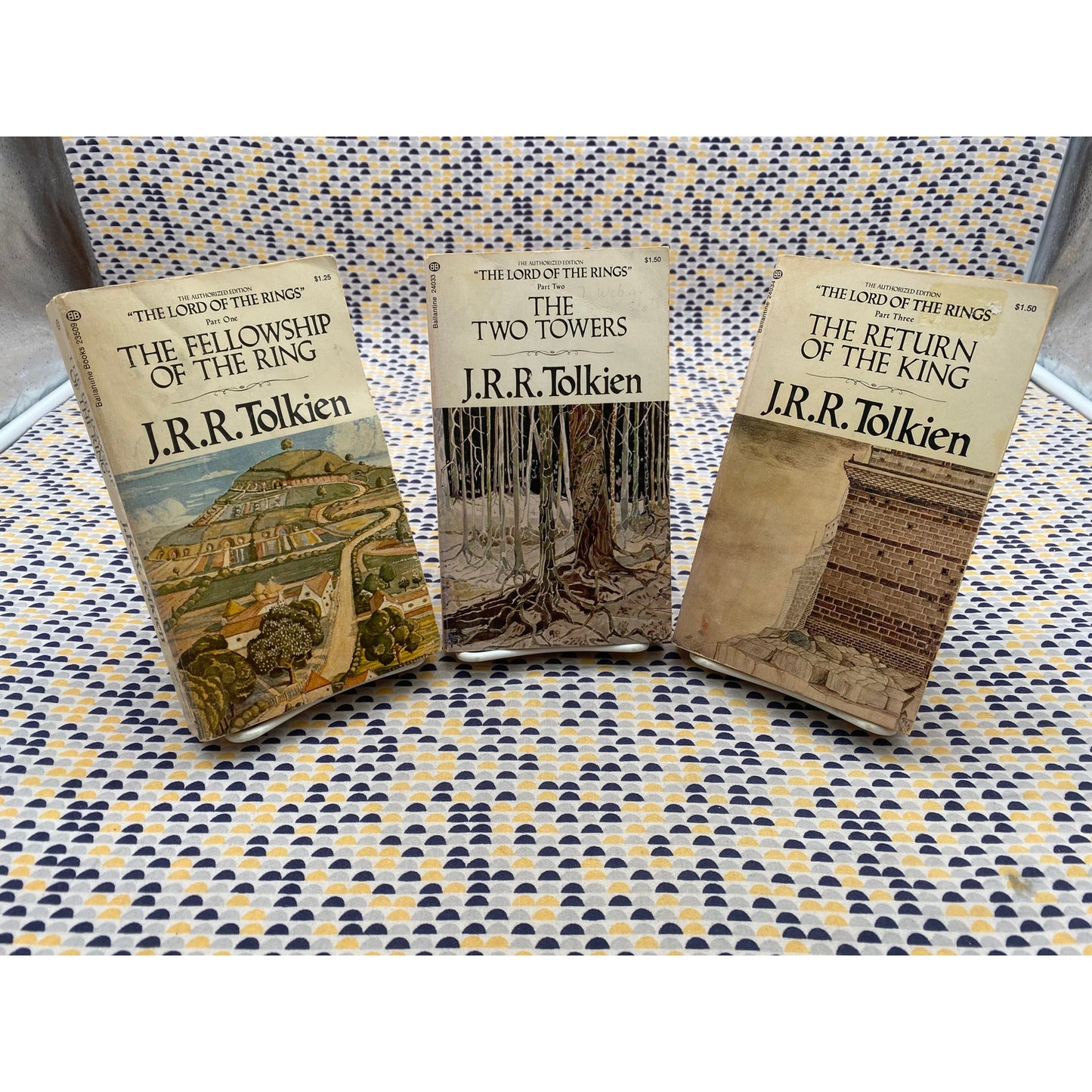 Lord of the Rings Trilogy - J.R.R. Tolkien - Ballantine Books Editions