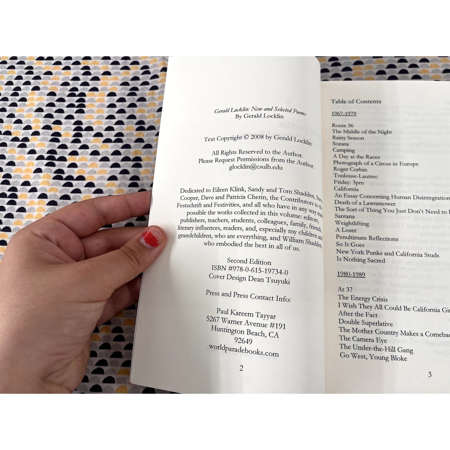 Gerald Locklin: New and Selected Poems - Ed. Paul Kareem Tayyar - World Parade Books - Paperback