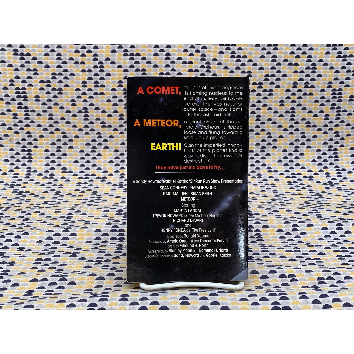 Meteor - Movie Novelization Edmund E. North and Franklin Coen - Warner Books