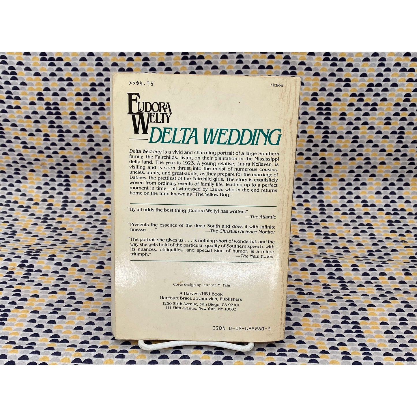 Delta Wedding - Eudora Welty - Vintage Paperback Book - Harvest Edition
