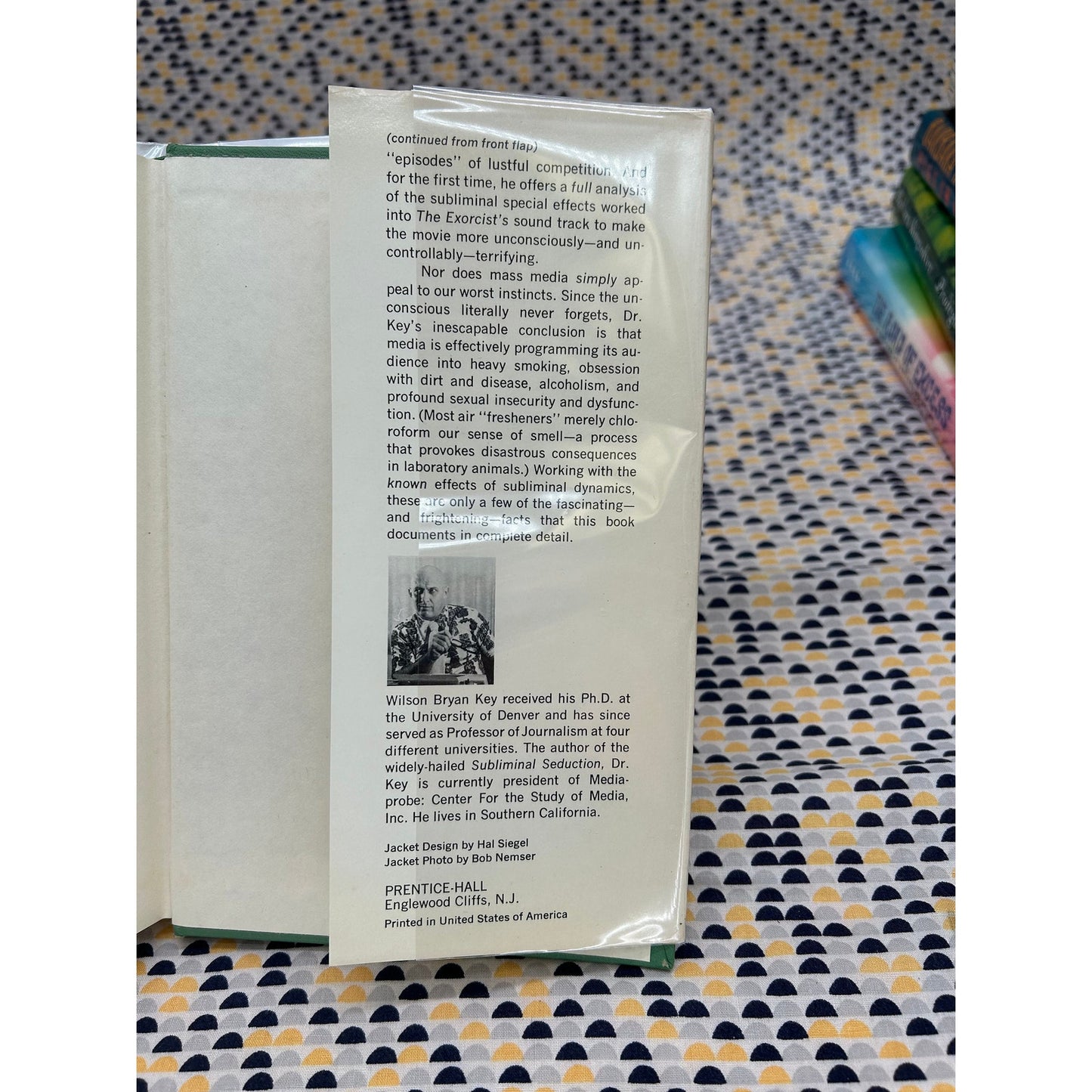 Media Sexploitation - Wilson Bryan Key - Prentice Hall Edition