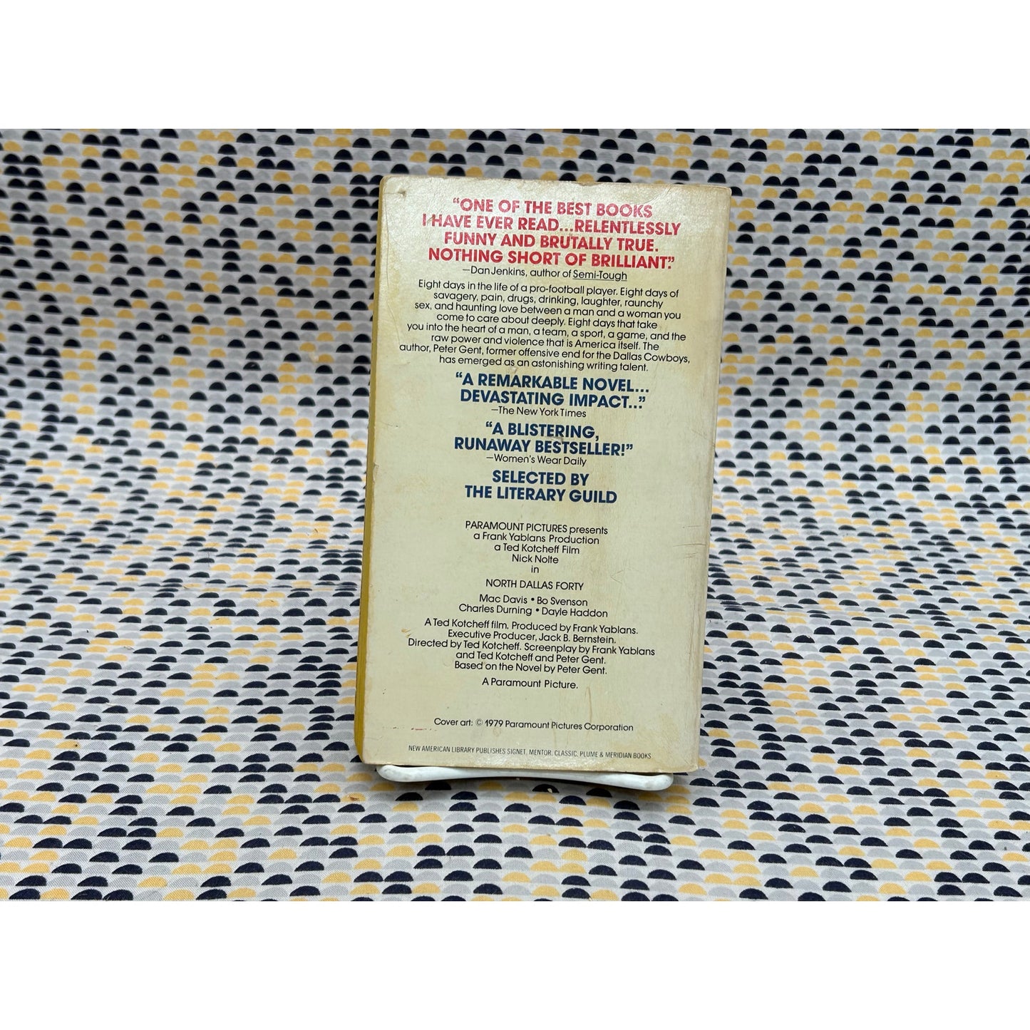Copied - North Dallas Forty - Peter Gent - Vintage Paperback - Signet Books
