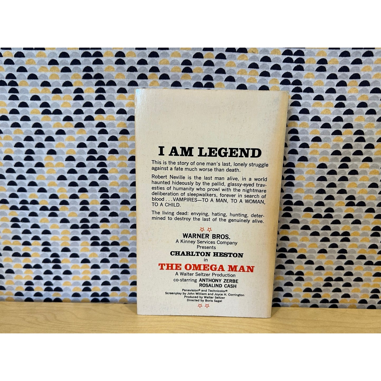 The Omega Man - I Am Legend - Richard Matheson - Paperback - Movie Tie In Editon