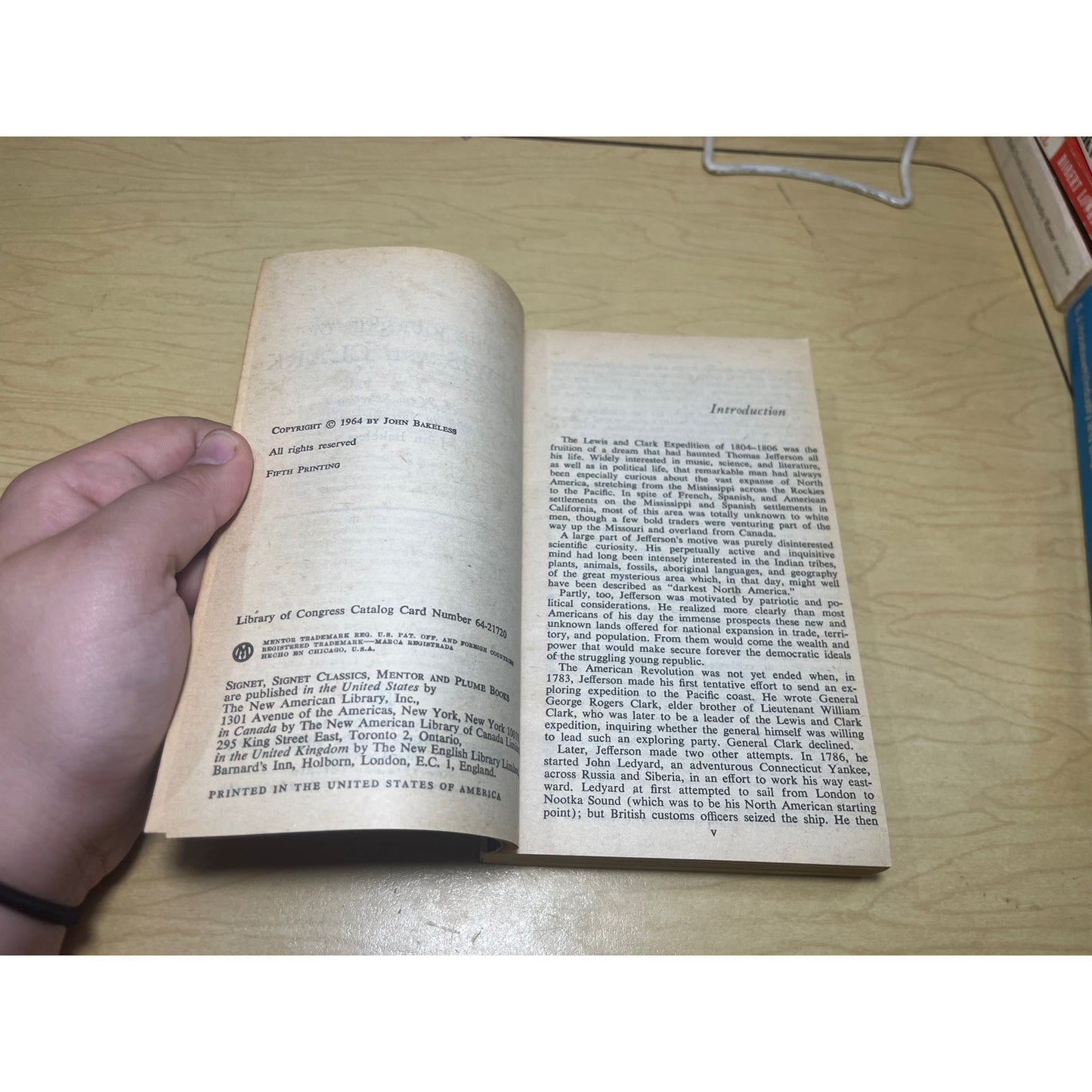 The Journals of Lewis and Clark - John Bakeless - A Mentor Book - Paperback
