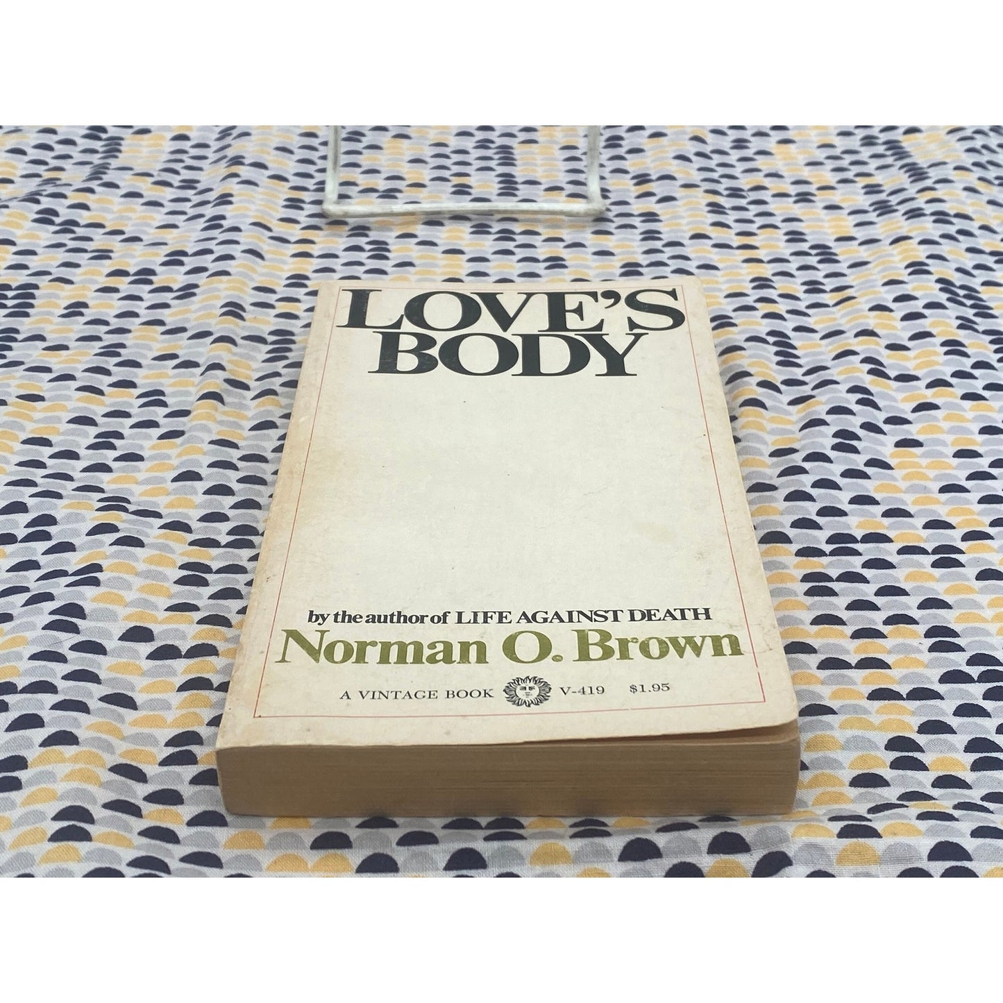 Love's Body - Norman O. Brown - Vintage Paperback Book