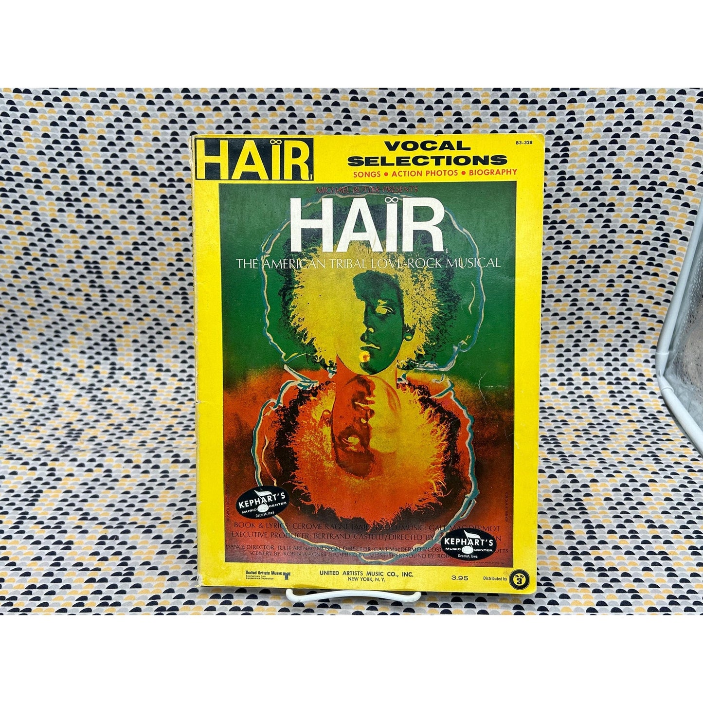 Hair - The American Tribal Love Rock Musical - Vintage Songbook and Picture Book