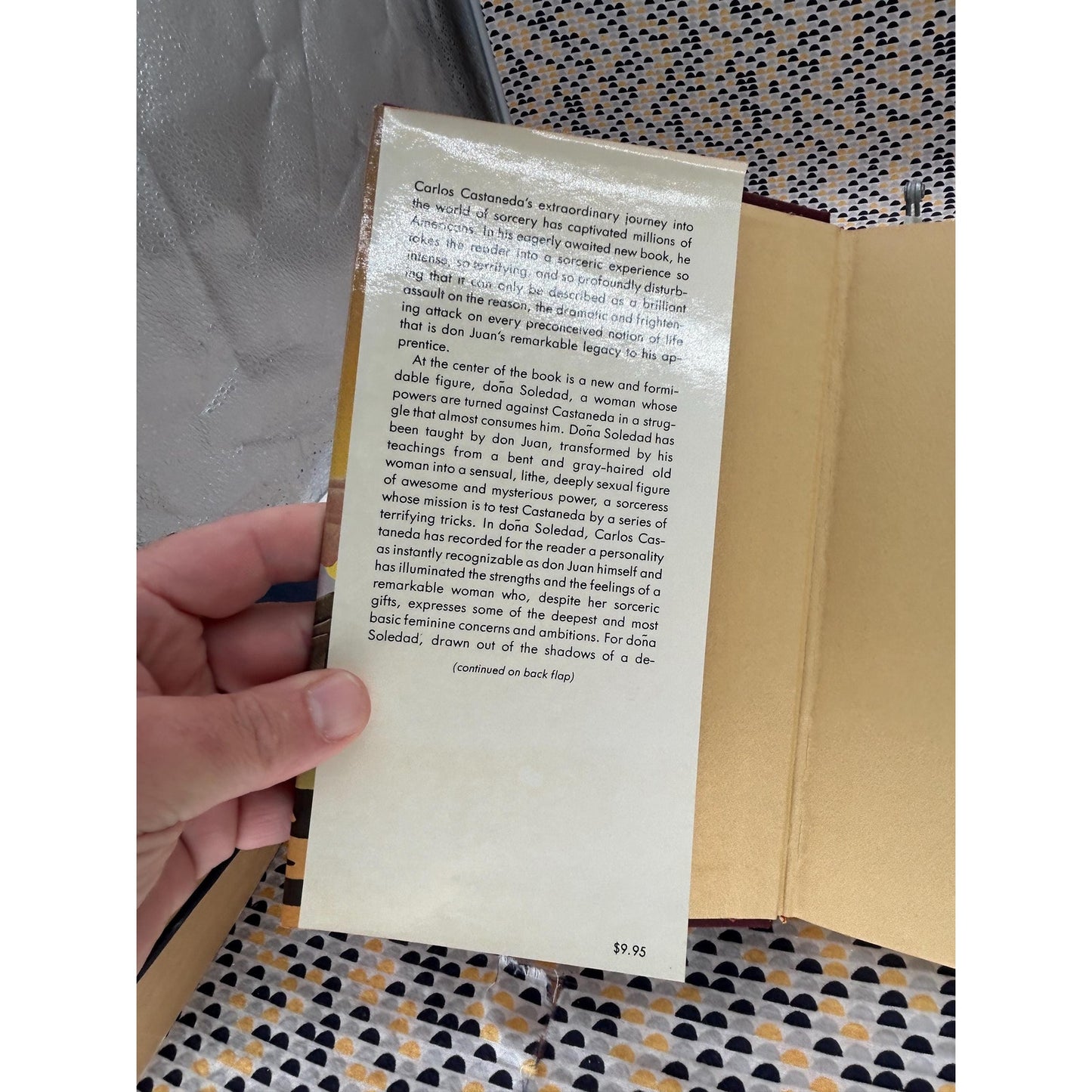 The Second Ring of Power - Carlos Castaneda - Vintage Hardcover Book - Simon and Schuster - 1st Edition, 1st Printing