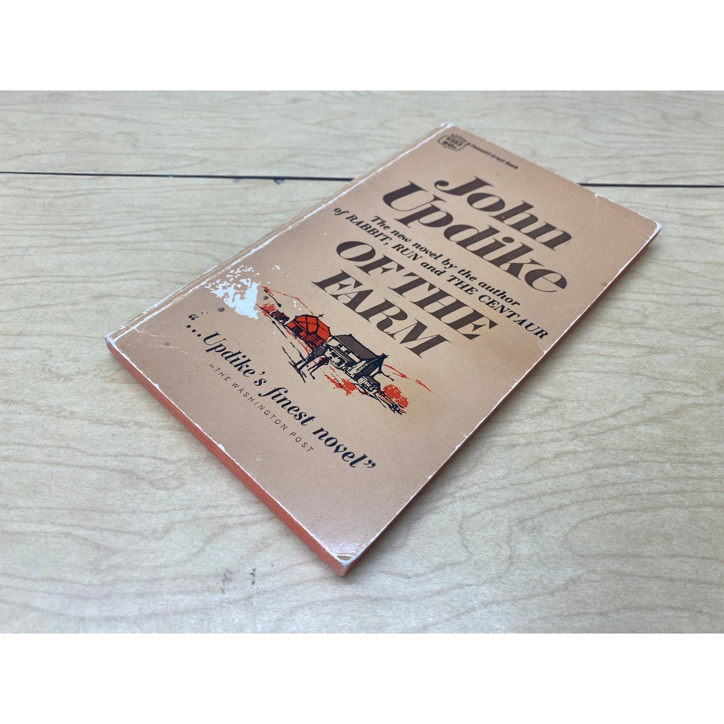 Of the Farm - John Updike - Vintage Paperback Book - Fawcett Crest Edition