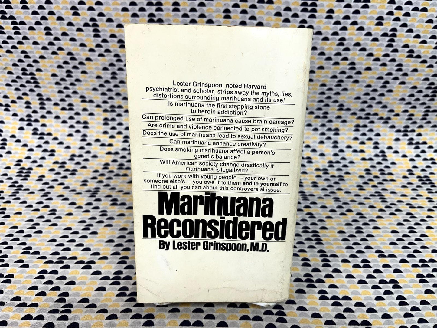 Marihuana Reconsidered - Lester Grinspoon - Bantam - Paperback