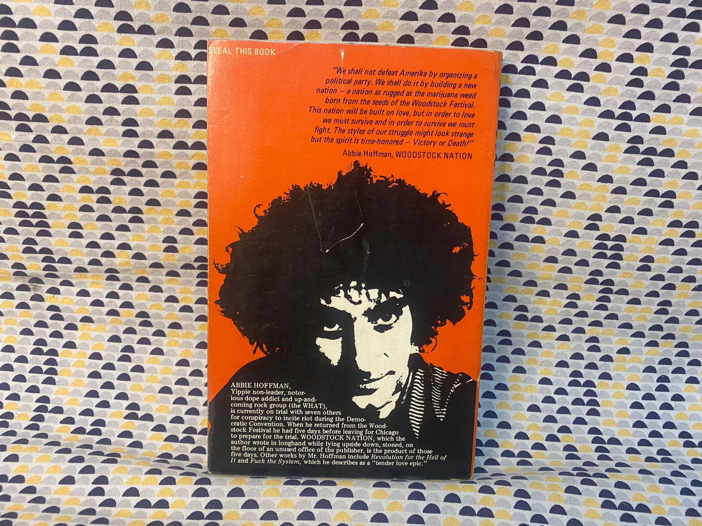 Woodstock Nation - Abbie Hoffman - Vintage Paperback Book - Random House