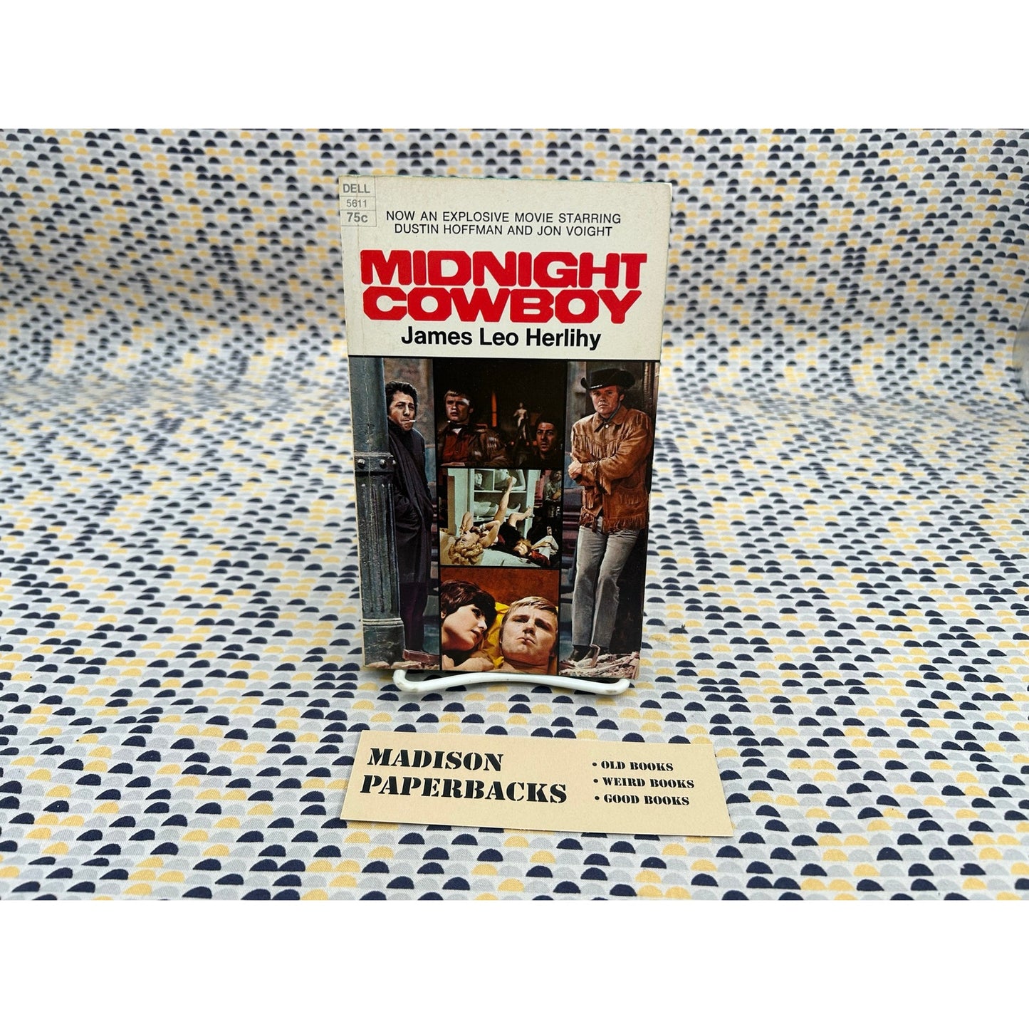 Midnight Cowboy - James Leo Herlihy - Movie Tie In - Vintage Paperback Book - 75 cent Dell Edition