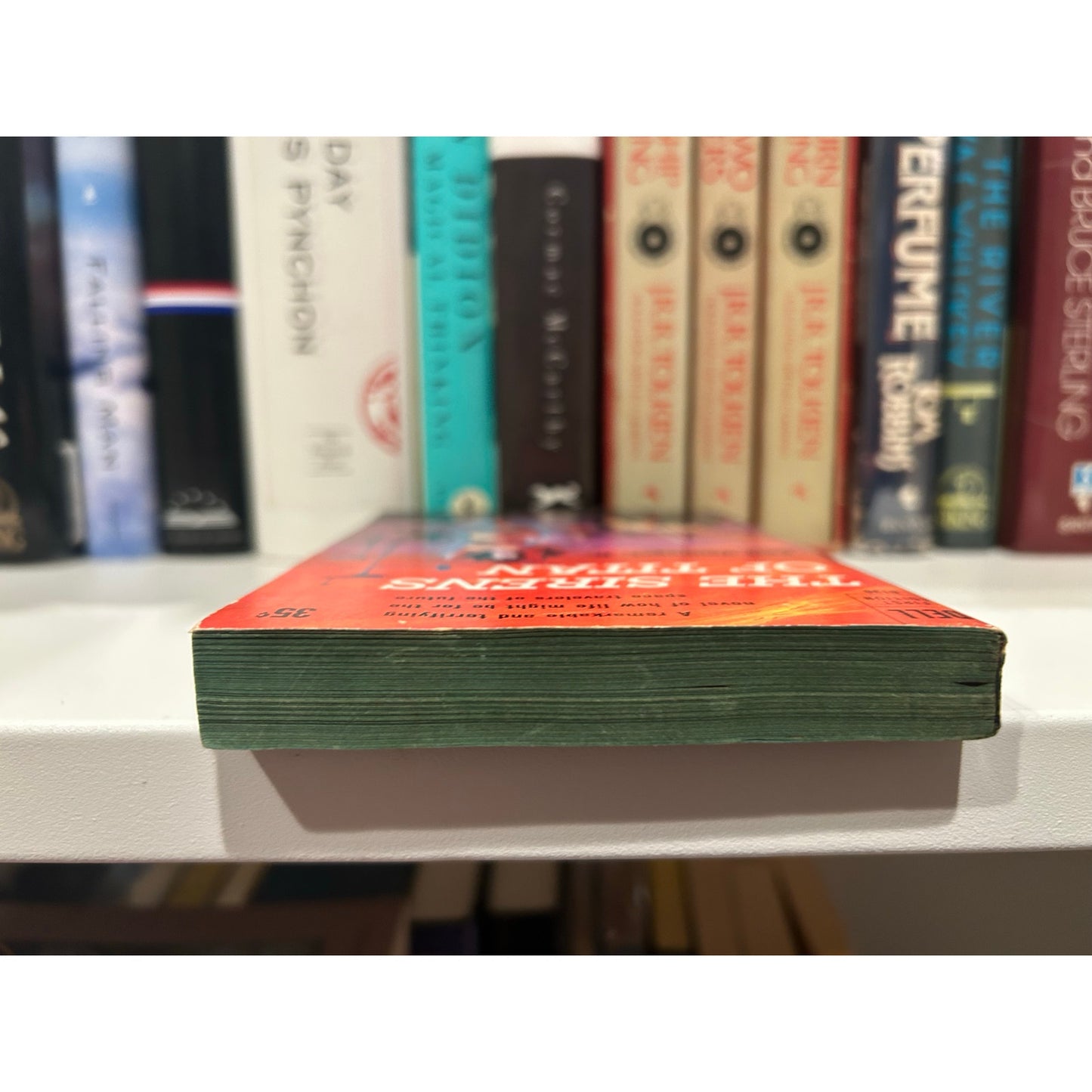 The Sirens of Titan - Kurt Vonnegut Jr. - Vintage Paperback Book - Dell 1st Edition - True First - 1959 - Richard Powers Art