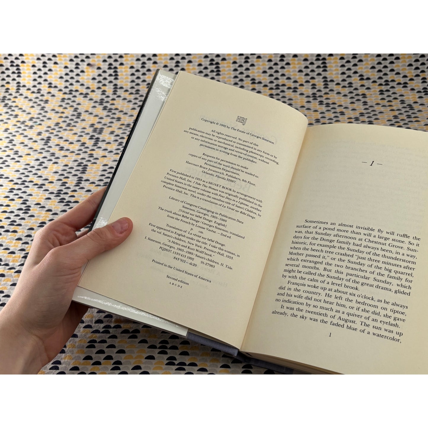 The Truth About Bébé Donge - Georges Simenon - HBJ - Hardcover