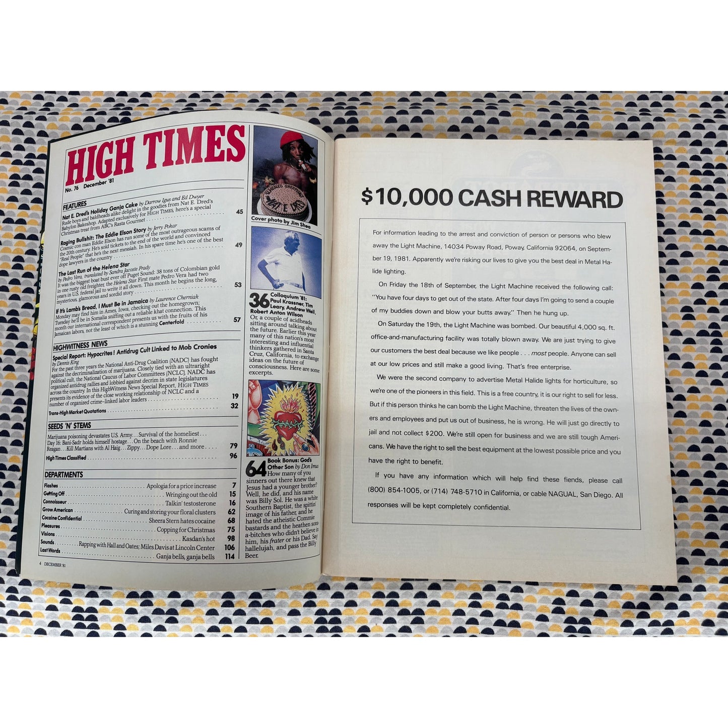 High Times - December 1981 - Magazine
