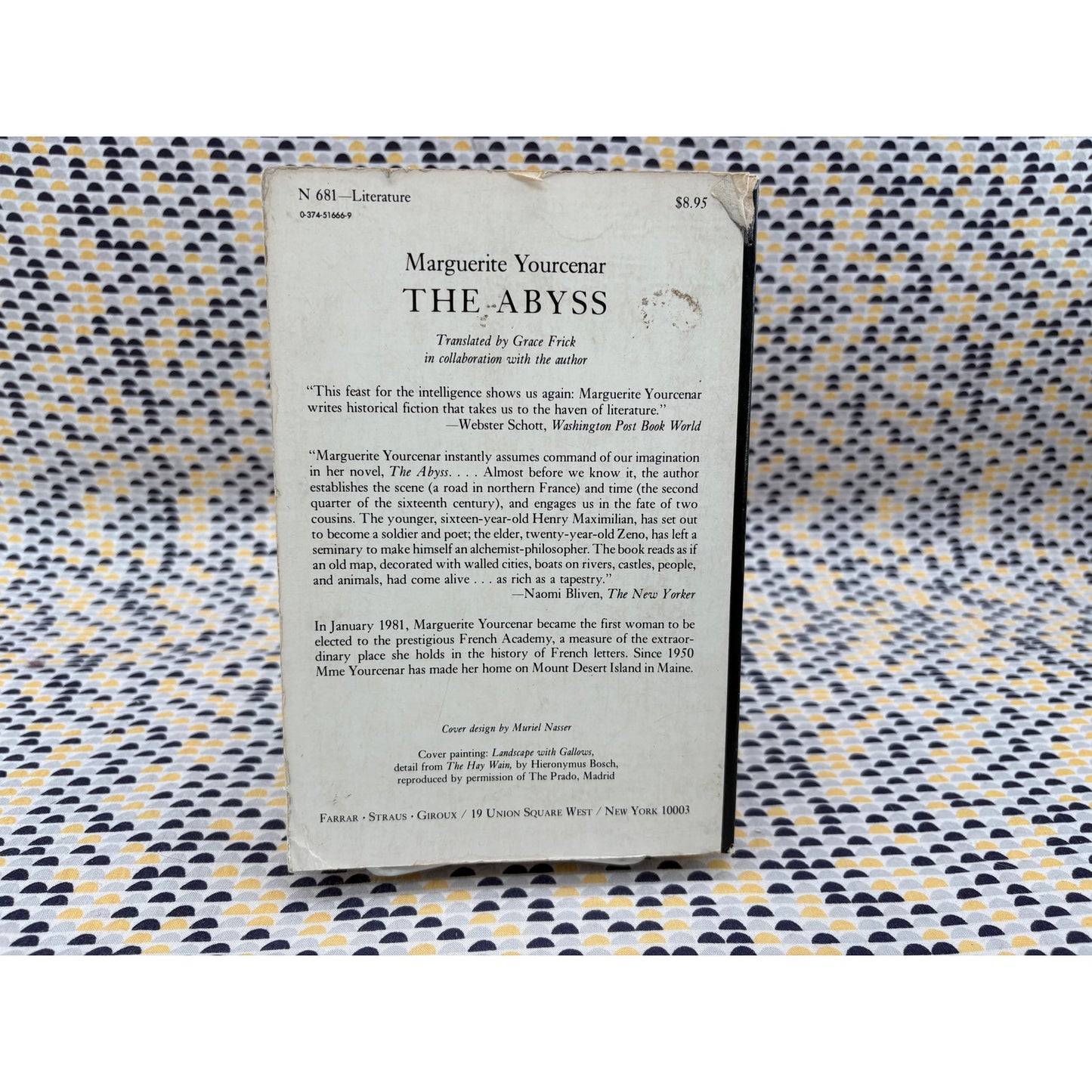 The Abyss - Marguerite Yourcenar - Farrar Straus Giroux - Paperback