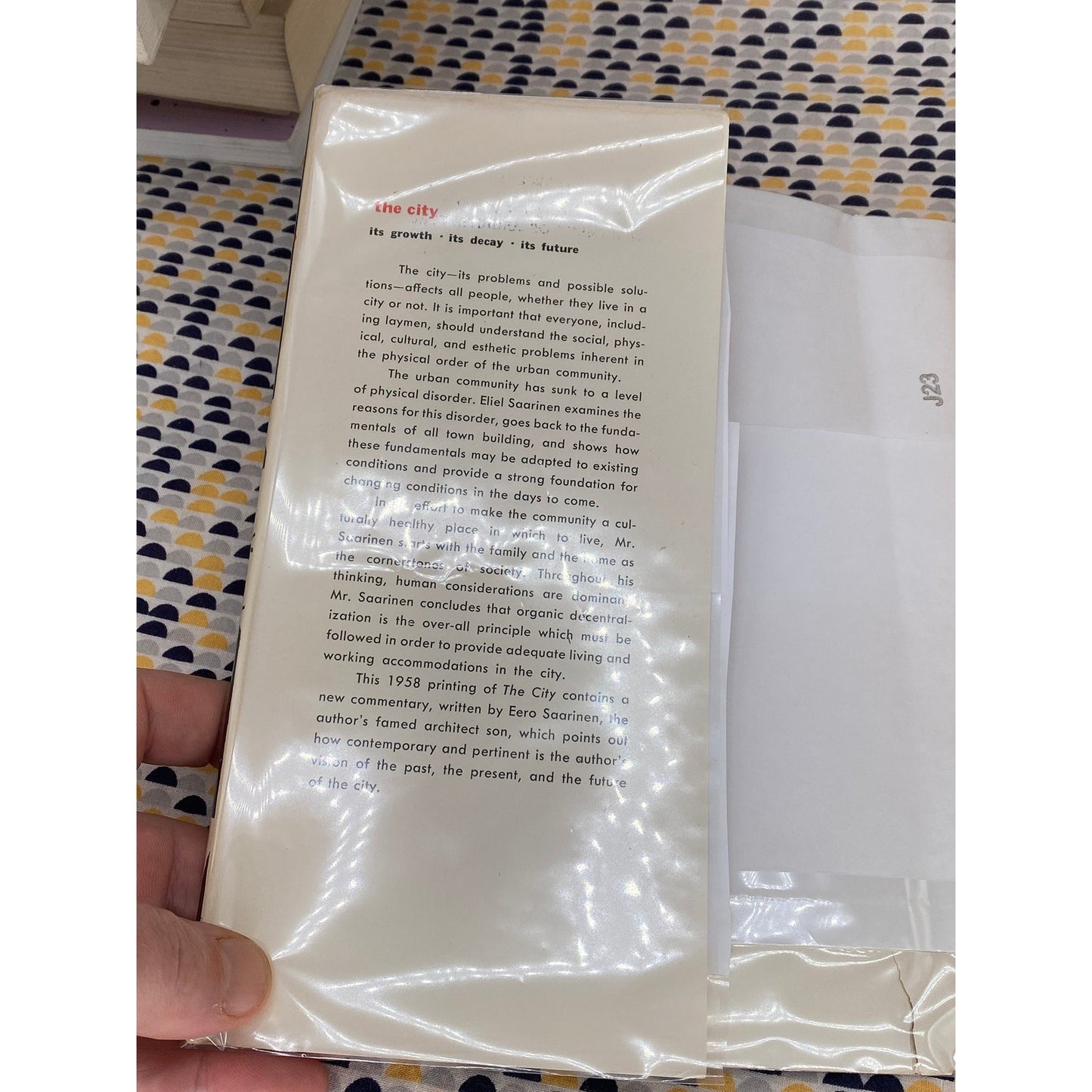 Eliel Saarinen - The City - Reinhold Publishing Company - EX LIBRARY Copy