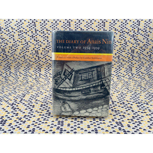 The Diary of Anais Nin - Volume 2 - 1934-1939 - Hardcover - 1st Edition - Swallow Press - Vintage Paperback Book - Harvest Edition