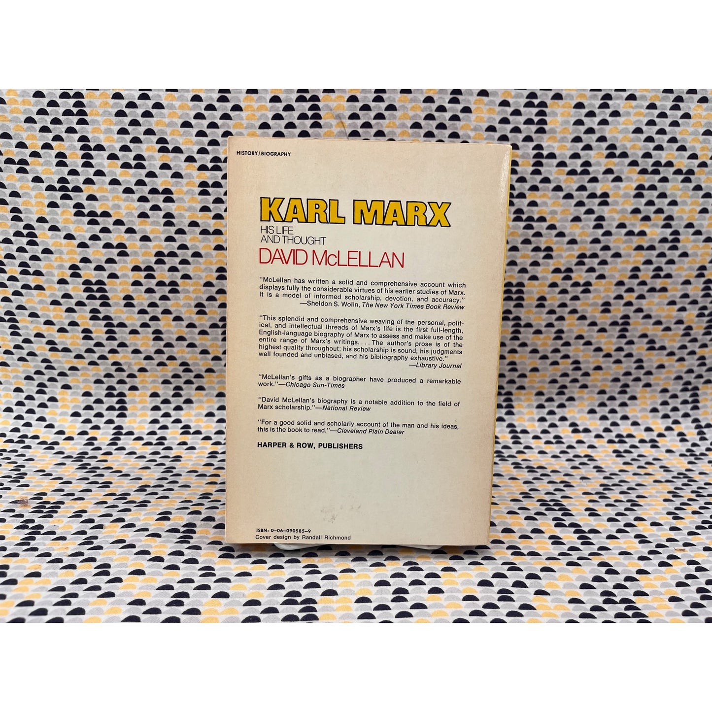 Karl Marx: his Life and Thought - David McLellan - Harper Colophon Books - Paperback