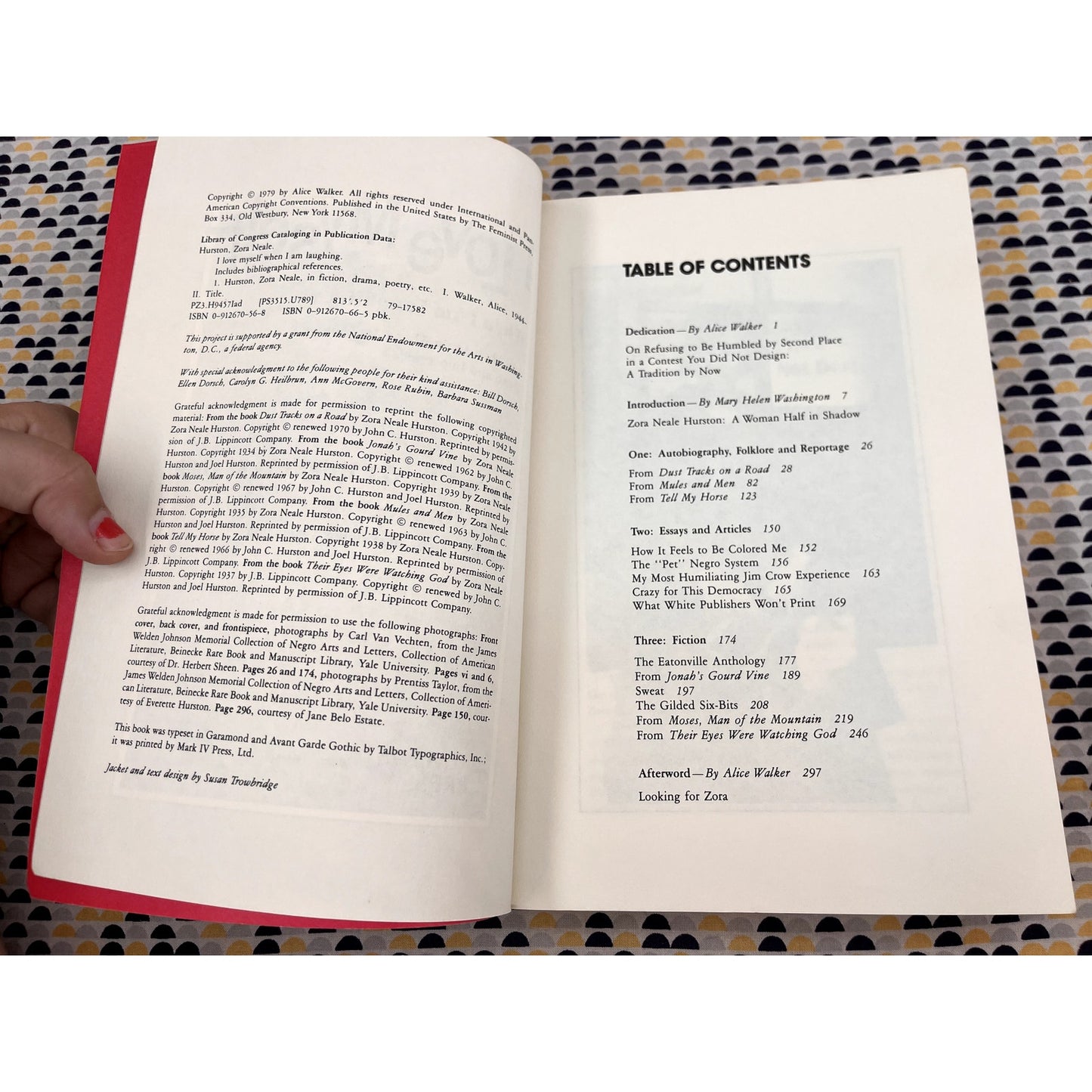 I Love Myself: Zora Neale Hurston Reader - Ed. Alice Walker - The Feminist Press - Paperback