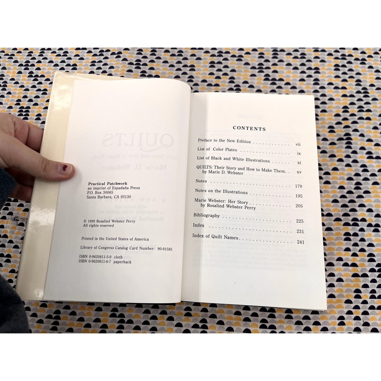 Quilts: Their Story And How To Make Them - Marie D. Webster - Practical Patchwork - Hardcover