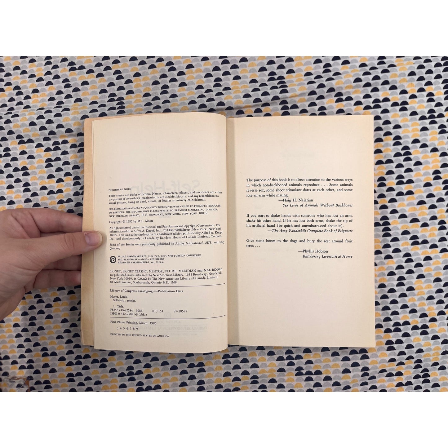 SIGNED - Self-Help - Lorrie Moore - Plume Fiction - Paperback