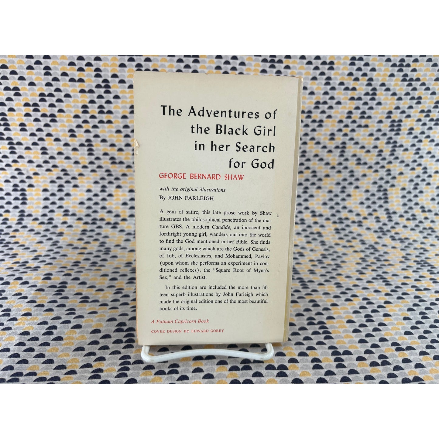The Black Girl In Search Of God - Bernard Shaw - Putnam Capricorn - Edward Gorey Cover