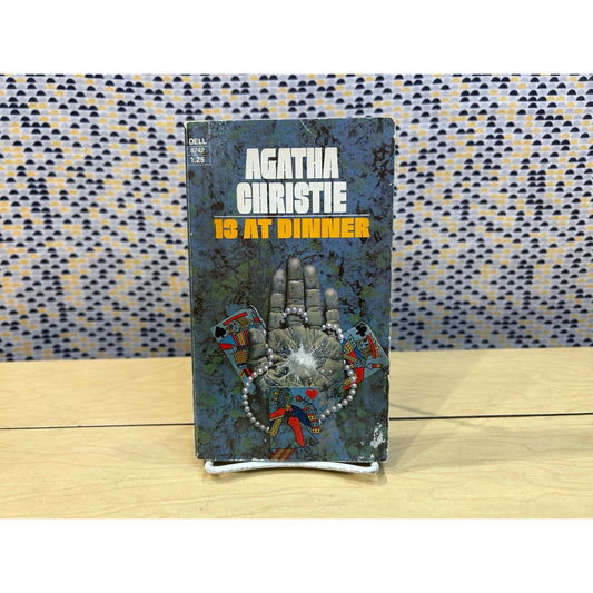 13 At Dinner - Hercule Poirot - Agatha Christie - Vintage Paperback Book - Dell Edition