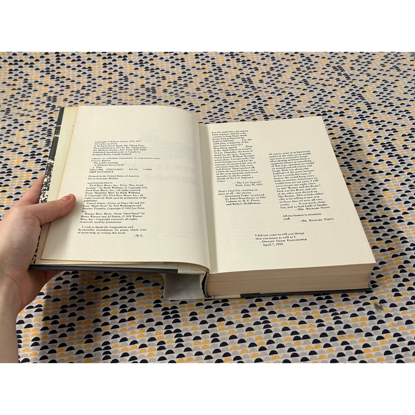 The Public Burning - Robert Coover - Viking - Hardcover - 1st Edition