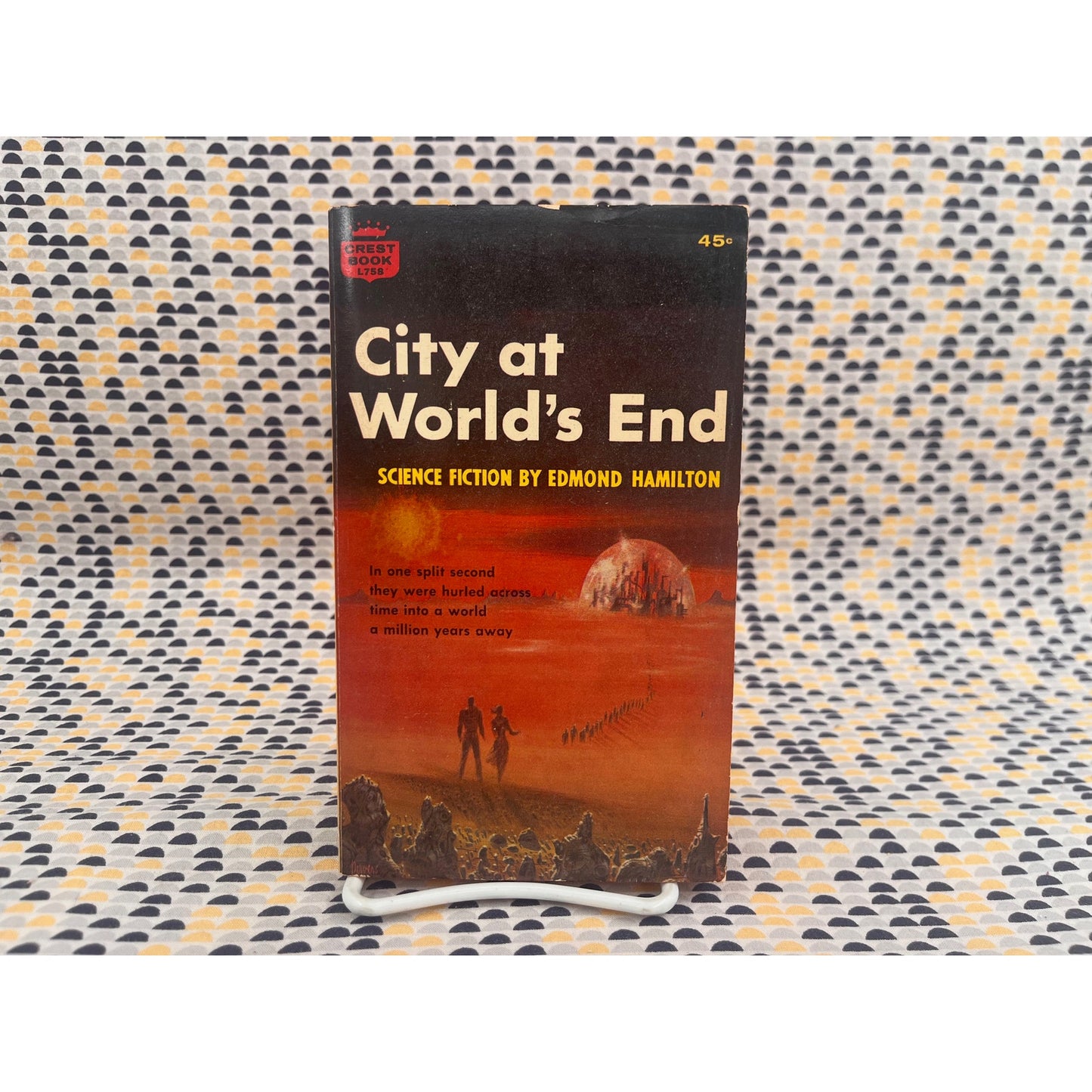 City at World's End - Edmond Hamilton - Richard Powers Cover Art - Crest Books - Paperback