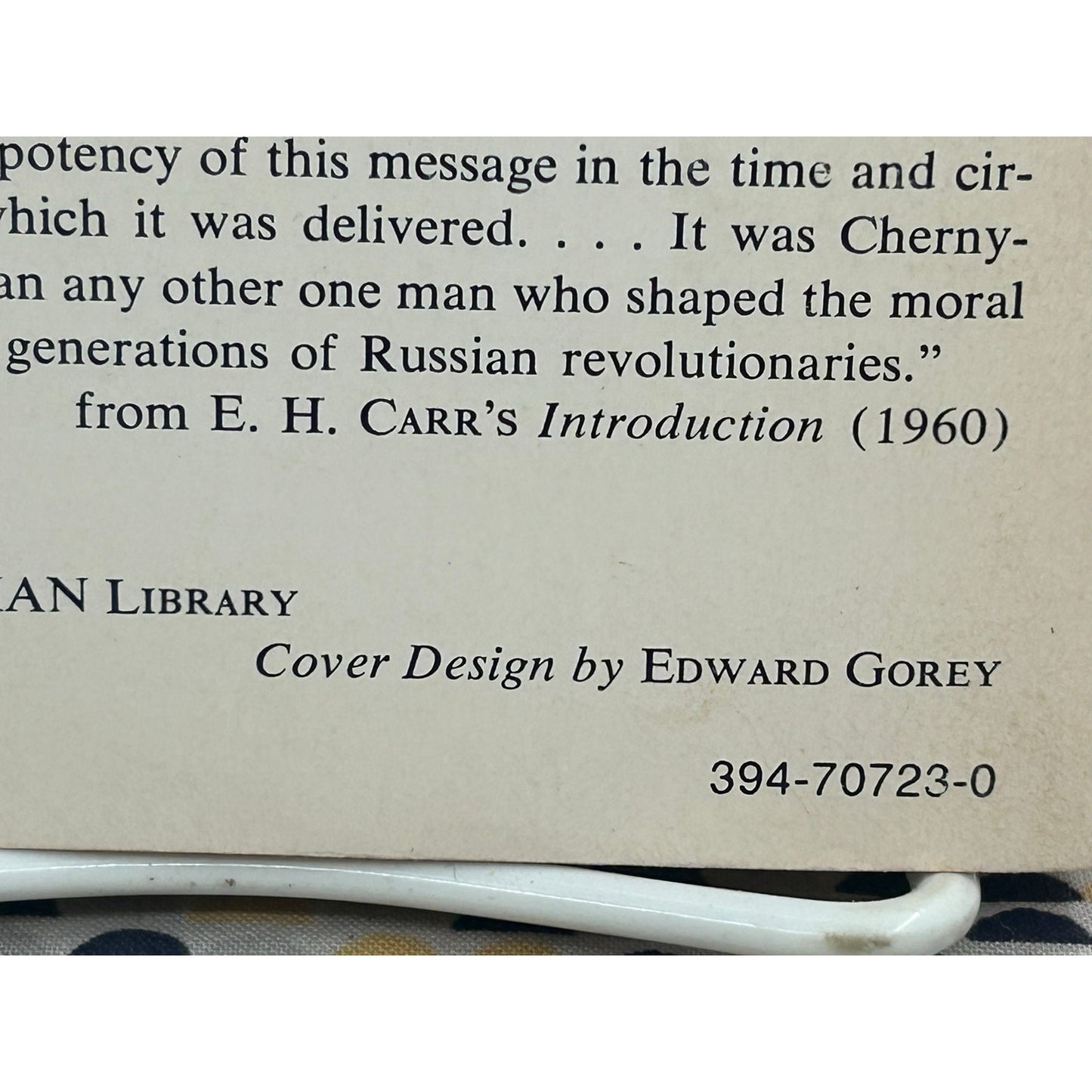 What is to be Done? - N. G. Chernyshevsky - Vintage Russian Library - Edward Gorey Cover
