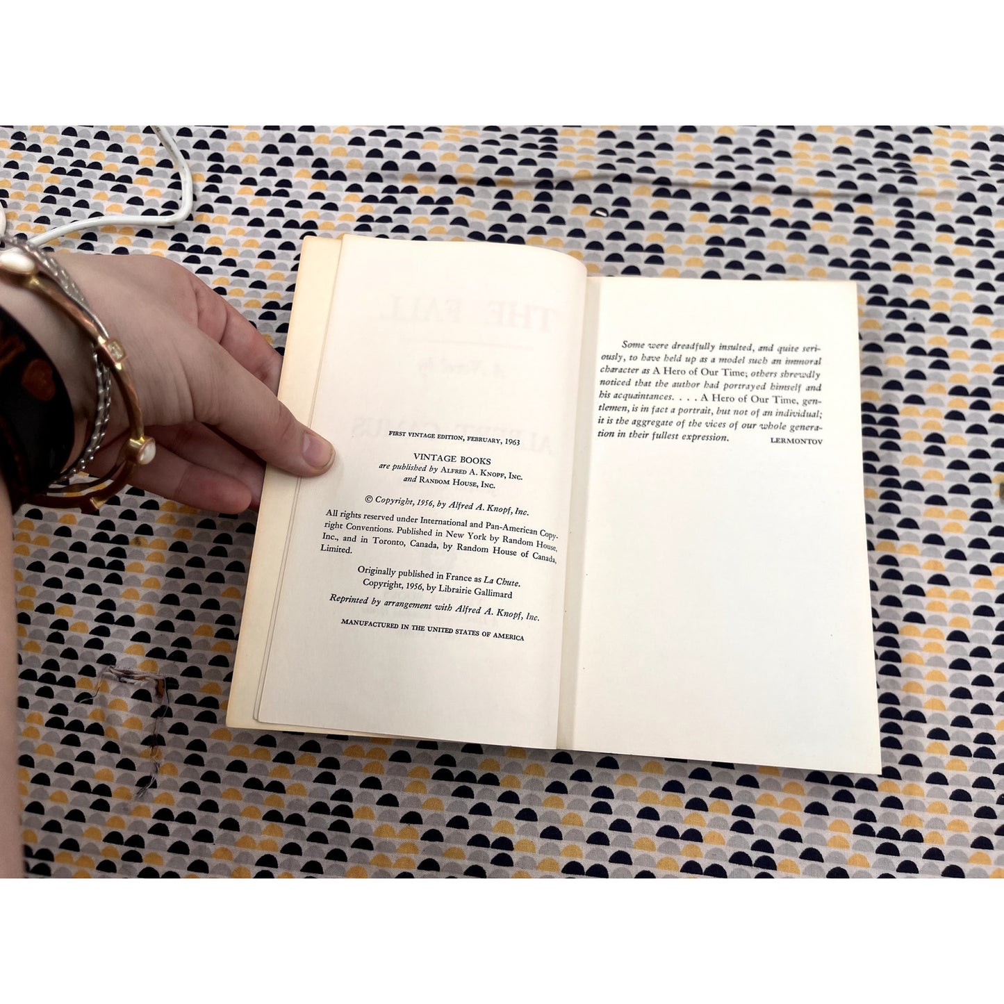 The Fall - Albert Camus - Vintage Paperback Book