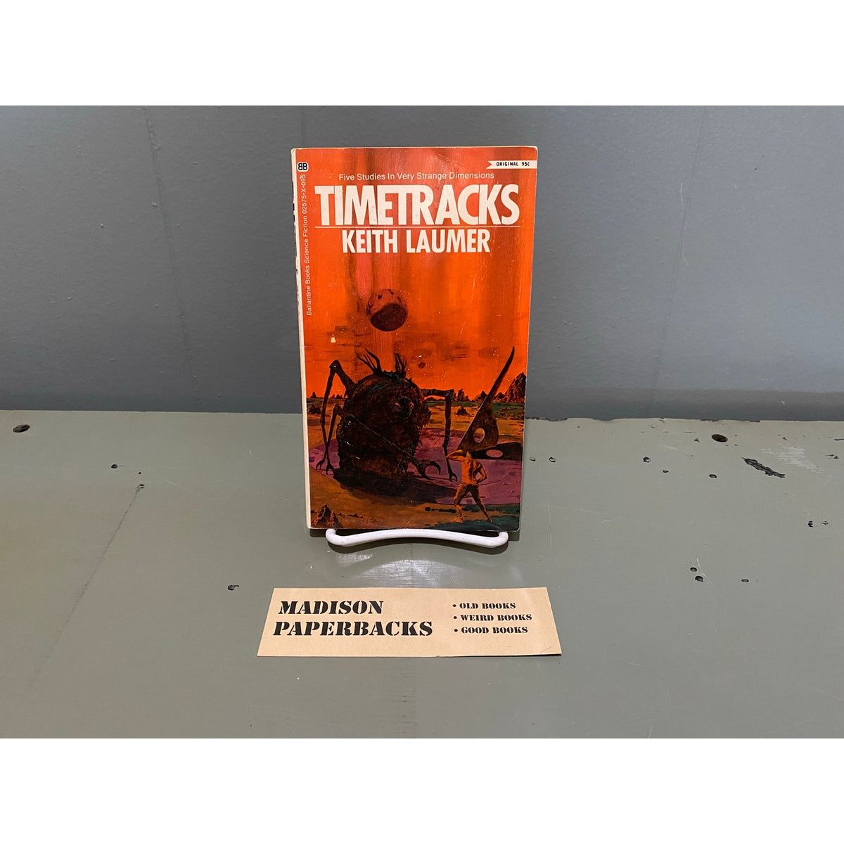 Timetracks - Keith Laumer - Ballantine Books SF - Vincent Di Fate cover - Paperback