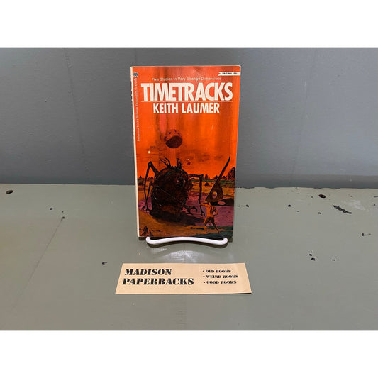 Timetracks - Keith Laumer - Ballantine Books SF - Vincent Di Fate cover - Paperback