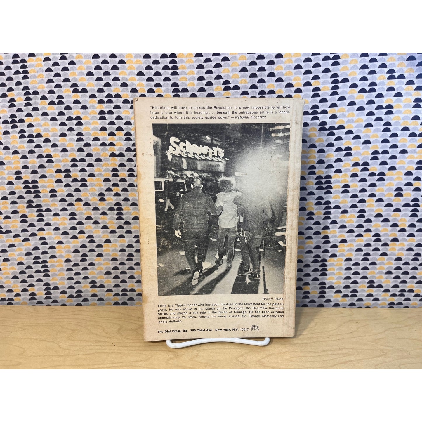Revolution for the Hell of It - Free - Abbie Hoffman - Vintage Paperback Book