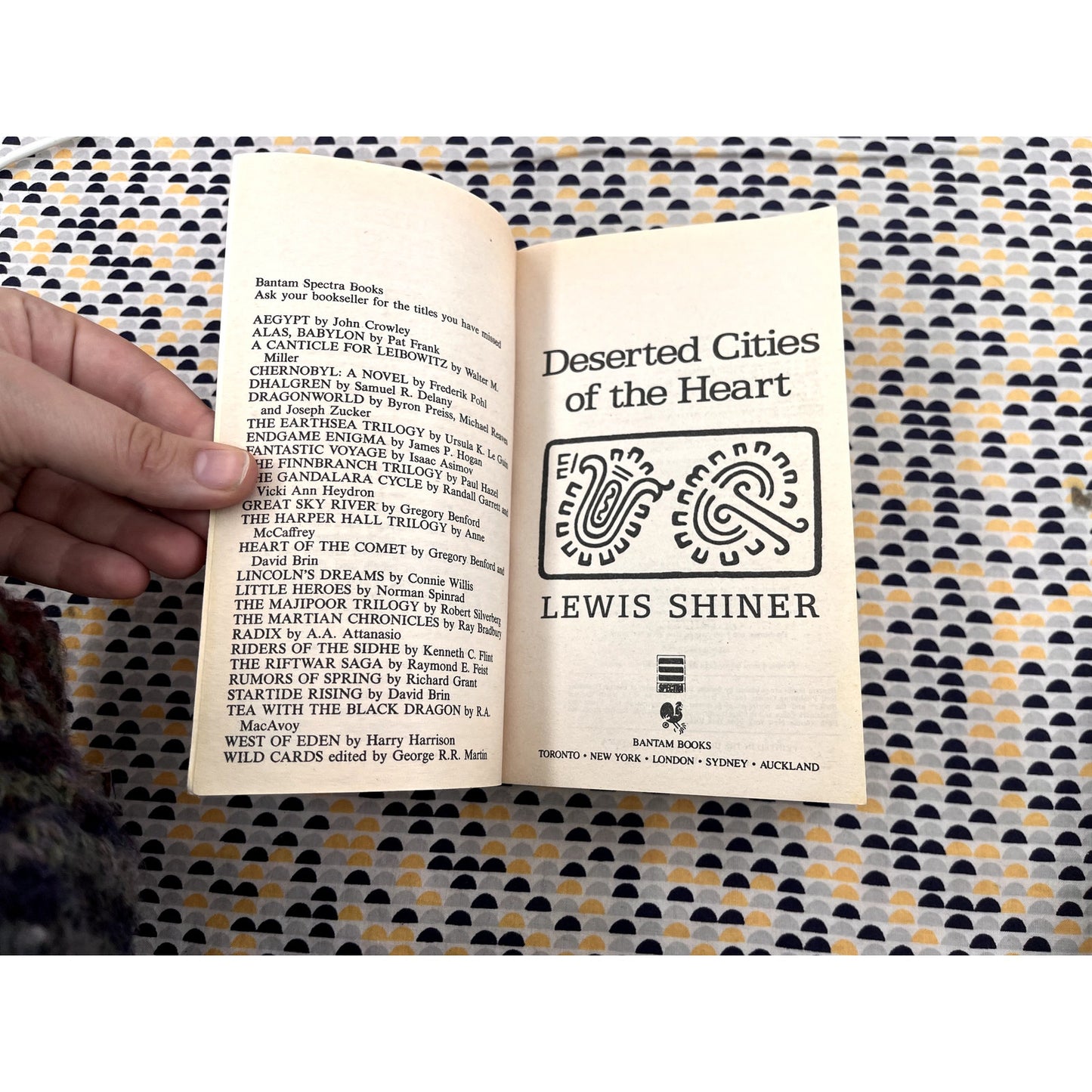 Deserted Cities Of The Heart - Lewis Shiner - Bantam Books - Paperback