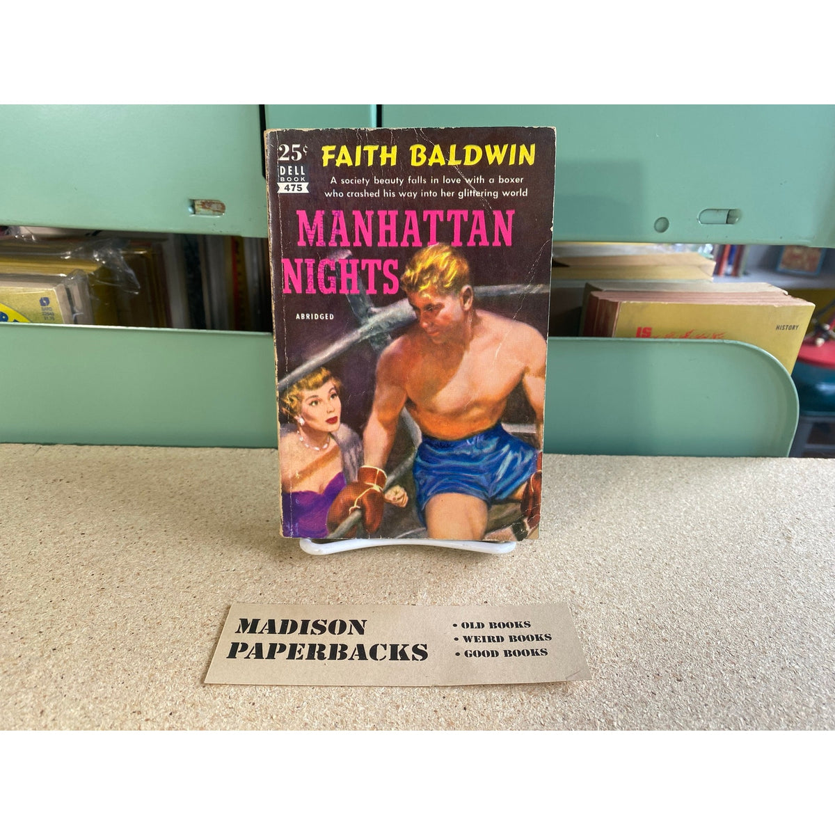 Manhattan Nights - Faith Baldwin - Dell 475 - Mapback - Vintage Paperbacks