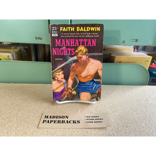 Manhattan Nights - Faith Baldwin - Dell 475 - Mapback - Vintage Paperbacks