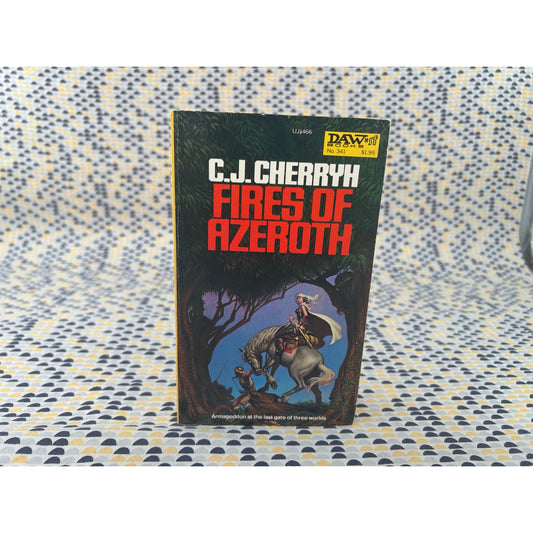 Fires Of Azeroth - C.J. Cherryh - Vintage Paperback Book - Daw Edition